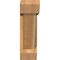 Ekena Millwork Traditional Slat Rough Sawn Bracket w/ Offset Brace, Western Red Cedar, 6"W x 20"D x 20"H BKT0604X20X20TRA06RWR - alternate 2